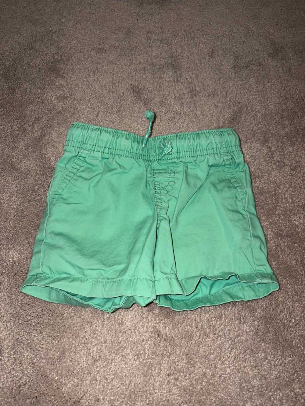 Girls' Casual Drawstring Shorts in Mint Green
